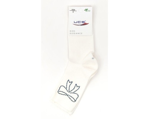 Шкарпетки дитячі UCS Socks з бантиком (M0C0102-0908-9G-beige)
