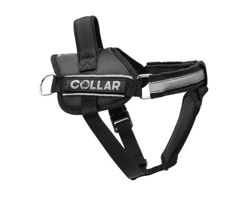 Шлея для собак Dog Extreme Police N1 35-45 см чорна (07041)