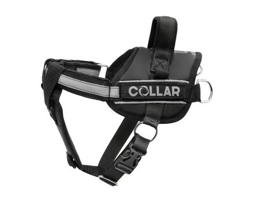 Шлея для собак Dog Extreme Police N1 35-45 см чорна (07041)