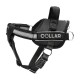Шлея для собак Dog Extreme Police N1 35-45 см чорна (07041)
