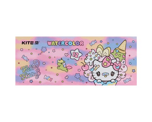 Акварельні фарби Kite Hello Kitty, 12 кольорів (HK23-041)