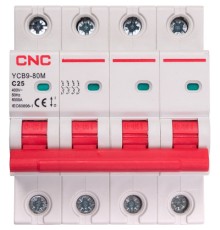Автоматичний вимикач CNC YCB9-80M 4P C25 6ka (NV821617)