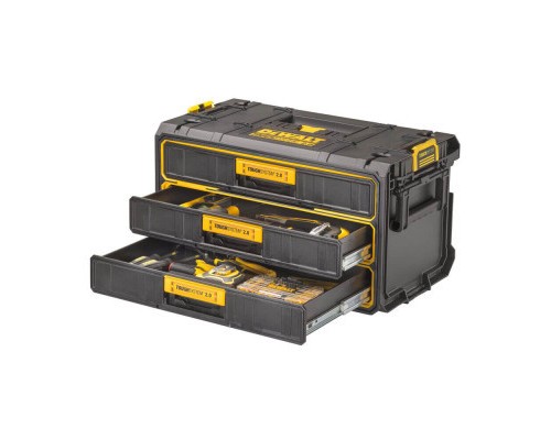 Ящик для інструментів DeWALT TOUGHSYSTEM 2.0, 555х355х305 мм., модуль на 3 ящики (DWST08330-1)
