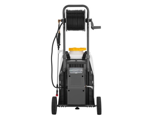 Обприскувач 2E AquaSpray 40LRC 40л, 12В, 1х12Ah, 7бар, 2.9л/хв, шланг 30м, на колесах (2E-40LWBS30)