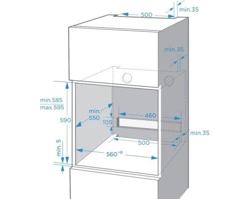 Духова шафа Interline OEG 731 ETH BA