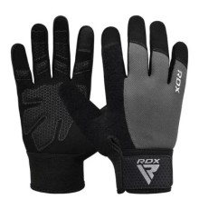 Рукавички для фітнесу RDX W1 Full Finger Plus Grey XL (WGA-W1FG-XL+)