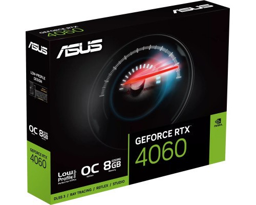 Відеокарта ASUS GeForce RTX4060 8Gb OC LP (RTX4060-O8G-LP-BRK)