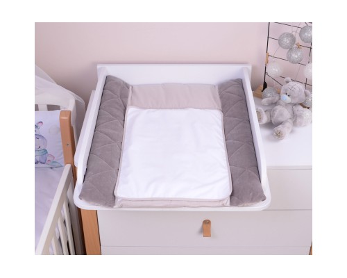 Пеленальний матрацик Верес Velour Taup grey 50х70 см (429.010)