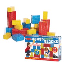 Кубики Melissa&Doug Набір картонних блоків, 24 штуки (MD2783)