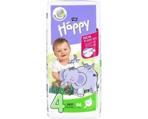 Підгузки Bella Happy 4 Maxi 8-18 кг 46 шт (5900516602871)
