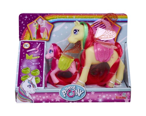 Ігровий набір Simba Поні з крилами Магічна сім''я з гребінцем та аксесуарами (5940142)
