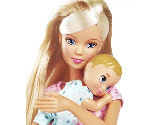 Лялька Simba набір Штеффі Час з малюком, з аксесуарами (5733706)