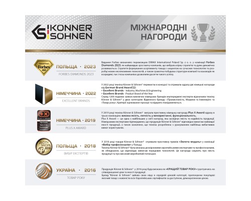 Автомобільний компресор Konner&Sohnen KS P10, 12В, 120Вт, 150psi, 25л/хв, 0.8кг (KSP10)