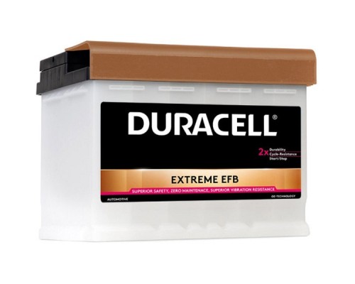 Акумулятор автомобільний Duracell Extreme EFB DE75HEFB 75Ah 700A R+ (DE75HEFB)