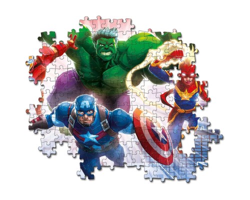 Пазл Clementoni що світиться в темряві Avengers серія Glowing, 104 елементи (27554)