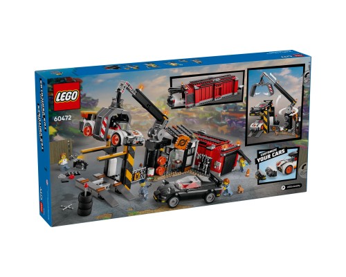 Конструктор LEGO City Звалище з автомобілями (60472)