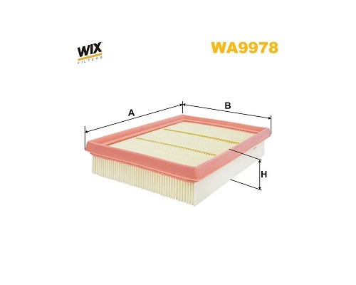 Повітряний фільтр для автомобіля Wixfiltron WA9978
