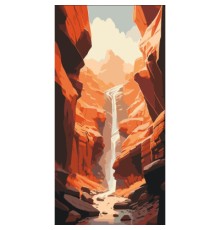 Картина по номерам ArtCraft Каньйон 40х80 см (11567-AC)