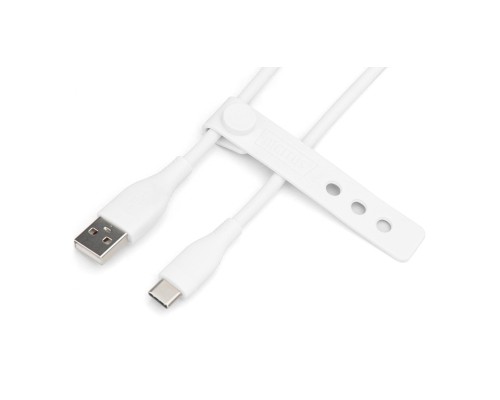 Дата кабель USB 2.0 AM to Type-C 2.0m 60W white Digitus (AK-300340-020-W)