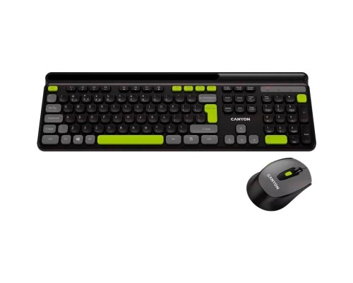 Комплект Canyon HSET-W5 Wireless UA Black (CNS-HSETW5BK)