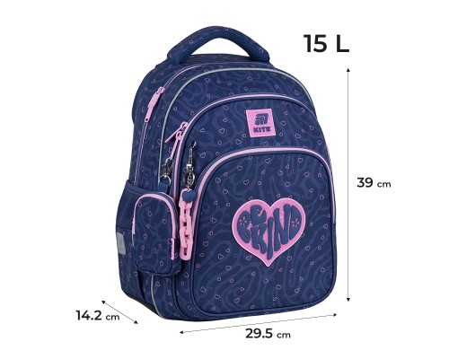 Рюкзак шкільний Kite Education 763M Be Kind (K25-763M-4)