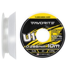 Флюорокарбон Favorite U1 FC 10m 3.0/0.285mm 13.2lb/5.97kg (1693.11.81)