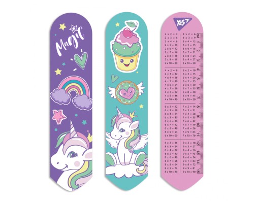 Закладки для книг Yes 2D Glamour unicorn (708154)