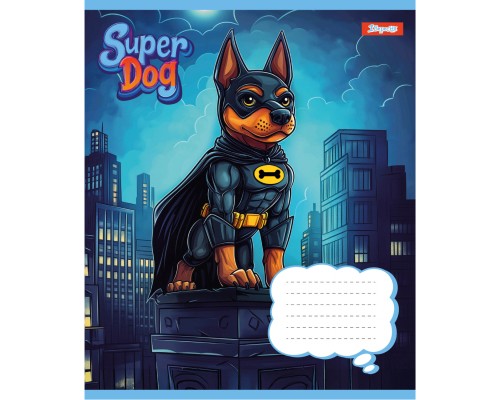 Зошит 1 вересня Super Dog А5 12 аркушів коса лінія (768254)