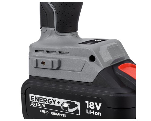 Гайковерт Graphite Energy+ 18V, безщітковий, 2600об/хв, 330Нм, 1/2