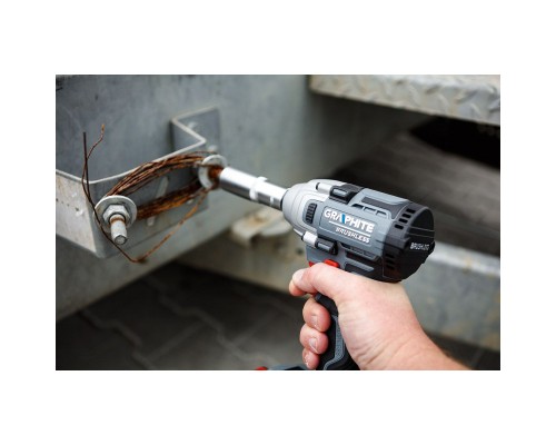 Гайковерт Graphite Energy+ 18V, безщітковий, 2600об/хв, 330Нм, 1/2