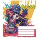 Зошит Школярик Break the rules 12 аркушів лінія (012-3492L)