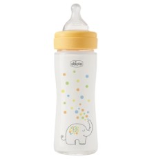 Пляшечка для годування Chicco Perfect Easy силіконова, від 0+ міс. повільний потік 240 мл (20252.30)