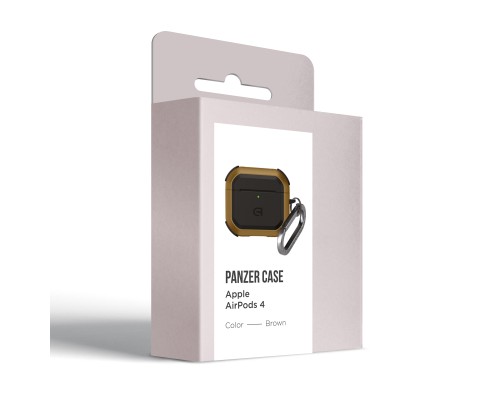 Чохол для навушників Armorstandart Panzer для Apple Airpods 4 Brown (ARM82556)