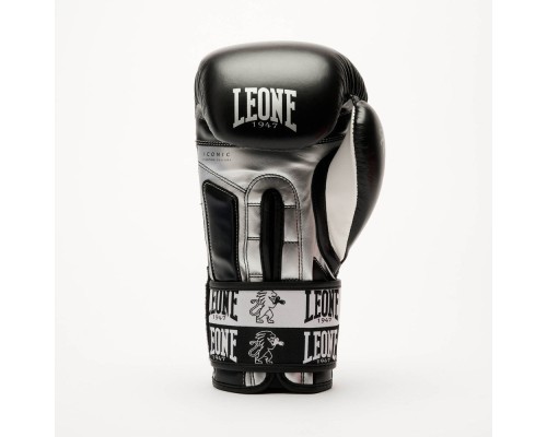 Боксерські рукавички Leone GN208 Iconic Black 12 унцій (GN208_Black_12oz)