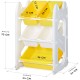Дитячий стелаж Mealux Coral Mini Yellow (KD-E021 Yellow)