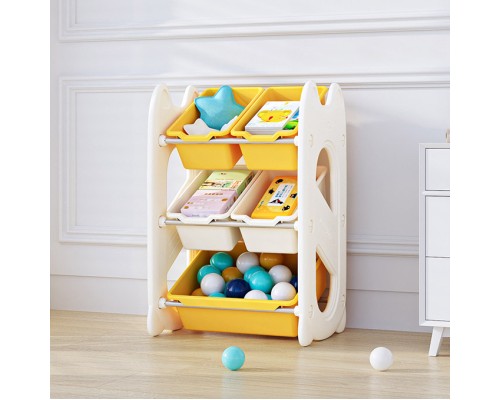 Дитячий стелаж Mealux Coral Mini Yellow (KD-E021 Yellow)