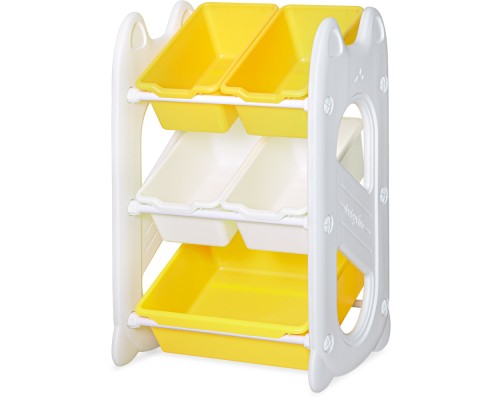 Дитячий стелаж Mealux Coral Mini Yellow (KD-E021 Yellow)