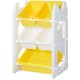 Дитячий стелаж Mealux Coral Mini Yellow (KD-E021 Yellow)