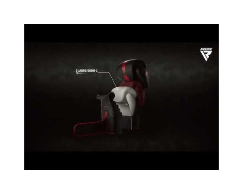 Боксерські рукавички RDX F6 Kara Matte White 8 унцій (BGR-F6MW-8OZ)