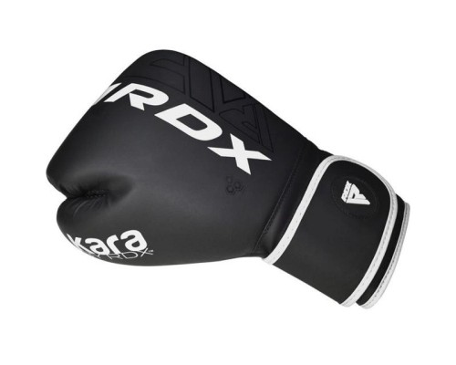 Боксерські рукавички RDX F6 Kara Matte White 8 унцій (BGR-F6MW-8OZ)