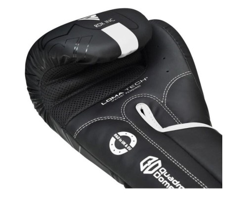 Боксерські рукавички RDX F6 Kara Matte White 8 унцій (BGR-F6MW-8OZ)