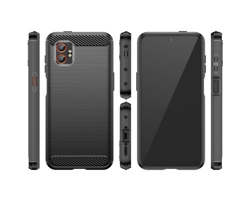Чохол до мобільного телефона BeCover Carbon Series Samsung Galaxy XCover7 Pro SM-G766B Black (713559)