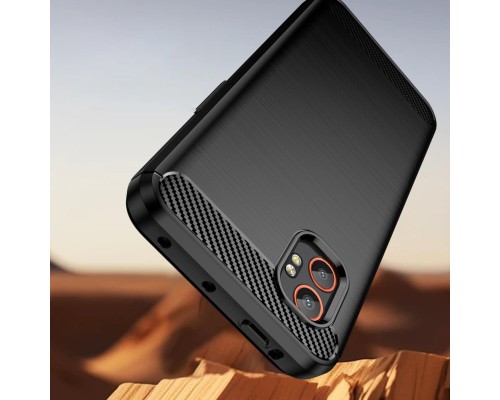 Чохол до мобільного телефона BeCover Carbon Series Samsung Galaxy XCover7 Pro SM-G766B Black (713559)
