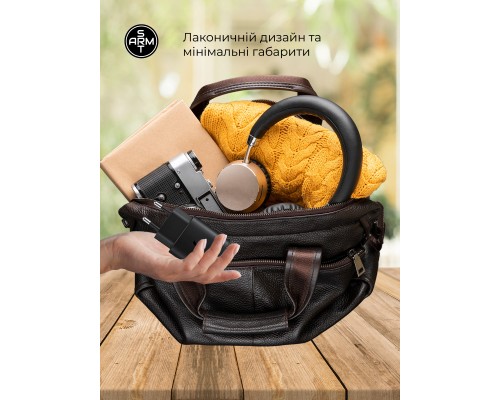 Зарядний пристрій Armorstandart AR-TA800 25W USB-C + cable USB-C to USB-C black (ARM77720)