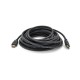 Кабель мультимедійний HDMI M to HDMI M 5.0m V1.4 1080P black Ritar (HDMI(M)/(M)V1.4-5m-94B)