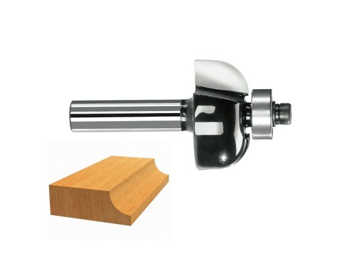 Фреза Bosch Professional галтельна, Std, S8, R12, D36.7, L16 (2.608.628.365)