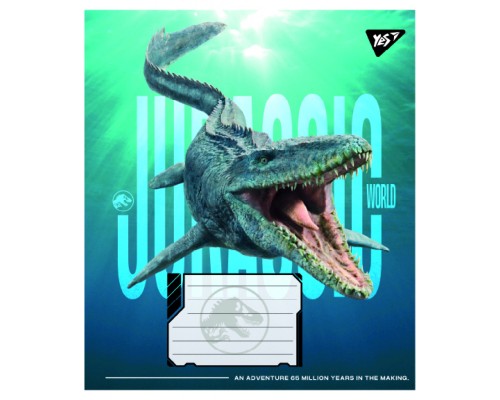 Зошит Yes JURASSIC WORLD ALIVE А5 60 аркушів лінія (767689)