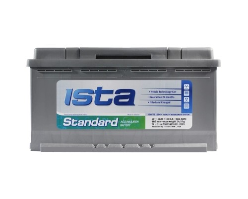 Акумулятор автомобільний Ista Standard 100Ah Ев (-/+) (800EN)