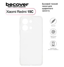 Чохол до мобільного телефона BeCover Xiaomi Redmi 15С Transparent (713785)