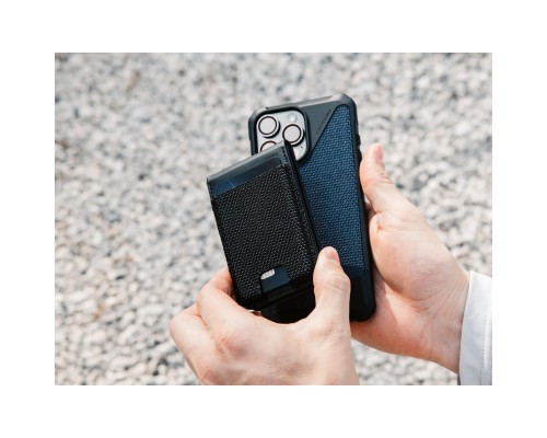 Чохол до мобільного телефона UAG Magnetic with Stand Metropolis Wallet Kevlar Black (964445113940)